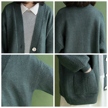 Load image into Gallery viewer, Women Casual V-Neck Sweater Coat Z9299