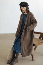 Load image into Gallery viewer, Long Wool V-Neck Cardigan For Women Z91015