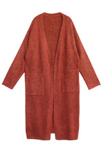 Load image into Gallery viewer, Long Wool V-Neck Cardigan For Women Z91015