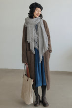 Load image into Gallery viewer, Long Wool V-Neck Cardigan For Women Z91015