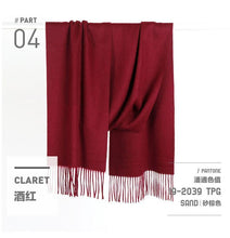 Load image into Gallery viewer, Pure Colors Fahion Wool Winter Warm Long Scarf Width Shawl Women Accessories J1102A - FantasyLinen
