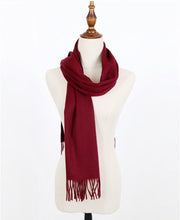 Load image into Gallery viewer, Pure Colors Fahion Wool Winter Warm Long Scarf Width Shawl Women Accessories J1102A - FantasyLinen