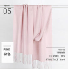 Load image into Gallery viewer, Pure Colors Fahion Wool Winter Warm Long Scarf Width Shawl Women Accessories J1102A - FantasyLinen
