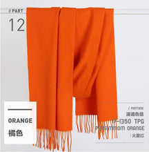 Load image into Gallery viewer, Pure Colors Fahion Wool Winter Warm Long Scarf Width Shawl Women Accessories J1102A - FantasyLinen