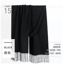 Load image into Gallery viewer, Pure Colors Fahion Wool Winter Warm Long Scarf Width Shawl Women Accessories J1102A - FantasyLinen