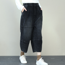 Load image into Gallery viewer, Retro Plus Size Corduroy Pants For Women