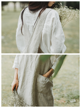 Load image into Gallery viewer, 100%Linen Vest Type Apron Fashion Home Kitchen Workwear