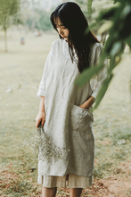 Load image into Gallery viewer, 100%Linen Vest Type Apron Fashion Home Kitchen Workwear