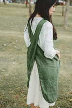 Load image into Gallery viewer, 100%Linen Vest Type Apron Fashion Home Kitchen Workwear