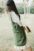 Load image into Gallery viewer, 100%Linen Vest Type Apron Fashion Home Kitchen Workwear