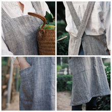 Load image into Gallery viewer, Linen Apron For Home Ladies Vest Type Kitchen Household Workwear