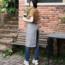 Load image into Gallery viewer, Linen Apron Men And Women's Restaurant Baristas Home Kitchen Workwear