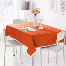 Load image into Gallery viewer, Linen Tablecloth, Pure Linen Tablecloth, Rustic Tablecloth, Wedding Tablecloth