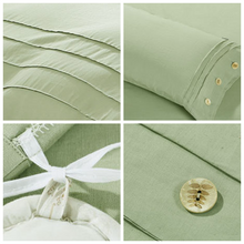 Load image into Gallery viewer, Comfortable Pure Color Soft Linen Bedding Set