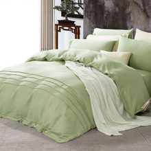 Load image into Gallery viewer, Comfortable Pure Color Soft Linen Bedding Set