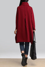 Load image into Gallery viewer, Red Art Warm Casual Loose Dress Women Tops Q2884A - FantasyLinen