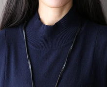 Load image into Gallery viewer, Soft Loose Casual Wool Long Dresses Women Clothes Q1418A - FantasyLinen