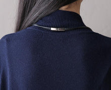 Load image into Gallery viewer, Soft Loose Casual Wool Long Dresses Women Clothes Q1418A - FantasyLinen