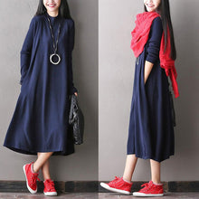 Load image into Gallery viewer, Soft Loose Casual Wool Long Dresses Women Clothes Q1418A - FantasyLinen