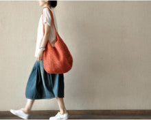 Load image into Gallery viewer, Soft Sweet Lovely Short Knitwear Cotton Top Blouse Women Clothes LR015 - FantasyLinen