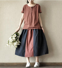 Load image into Gallery viewer, Soft Sweet Lovely Short Knitwear Cotton Top Blouse Women Clothes LR015 - FantasyLinen