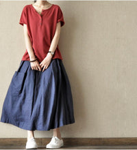 Load image into Gallery viewer, Soft Sweet Lovely Short Knitwear Cotton Top Blouse Women Clothes LR015 - FantasyLinen