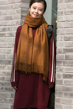 Load image into Gallery viewer, FantasyLinen Streak Loose Kintwear Dress, Sport Casual Pullover Dress Q6159A - FantasyLinen