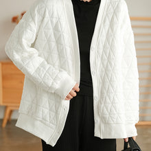 Load image into Gallery viewer, Casual Women's Coats, Cotton Black Cardigan, Drop Shoulder Cardigan