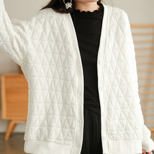 Load image into Gallery viewer, Casual Women's Coats, Cotton Black Cardigan, Drop Shoulder Cardigan