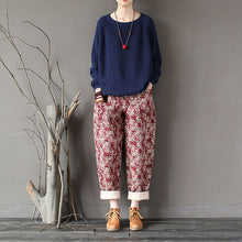 Load image into Gallery viewer, Sweater for Women, Crew Neck Sweater, Cropped Sweater