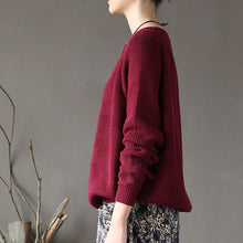 Load image into Gallery viewer, Sweater for Women, Crew Neck Sweater, Cropped Sweater