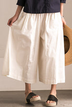 Load image into Gallery viewer, Rice Casual Cotton Women Width Leg Pants K3702A - FantasyLinen