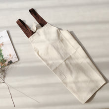 Load image into Gallery viewer, Cotton Linen Apron Waitress Bar Bakery Catering Painter Florist Gardener Workwear A18021
