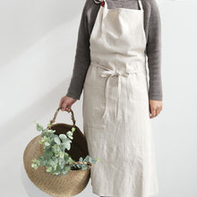 Load image into Gallery viewer, Japanese Style Cotton Linen Apron Waitress Bar Bakery Painter Florist Gardener Workwear A18024