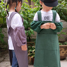 Load image into Gallery viewer, Children's Cotton Linen Apron Art Drawing Workwear