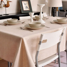 Load image into Gallery viewer, Linen Tablecloth In Various Colors. Round. Square. Rectangular Table Linens. Custom Linen Fabric Tablecloth