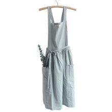 Load image into Gallery viewer, Korea Style Cotton Apron Gardener Waitress Bakery Florist Work Wear A18020