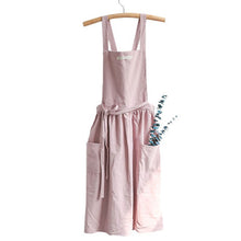 Load image into Gallery viewer, Korea Style Cotton Apron Gardener Waitress Bakery Florist Work Wear A18020