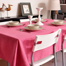 Load image into Gallery viewer, Linen Tablecloth In Various Colors. Round. Square. Rectangular Table Linens. Custom Linen Fabric Tablecloth