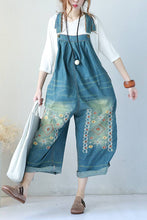 Load image into Gallery viewer, Blue Jeans Trousers Casual Loose Overalls Spring Jumpsuit For Women Q5851 - FantasyLinen