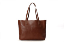 Load image into Gallery viewer, Vintage Genuine Leather Women Tote Bag Handmade Shopping Bag - FantasyLinen
