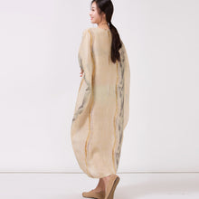 Load image into Gallery viewer, Women's Elegant Loose Plus Size Ramie Maxi Dress