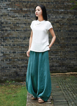 Load image into Gallery viewer, Cotton Linen Women Pants Autumn Women Trousers Casual Harem Pants