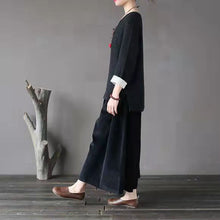 Load image into Gallery viewer, Wide Leg Pants for Women, Winter Corduroy Pants ,Women Trousers