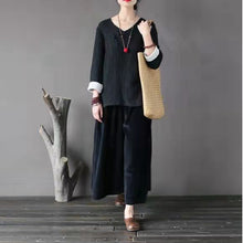 Load image into Gallery viewer, Wide Leg Pants for Women, Winter Corduroy Pants ,Women Trousers