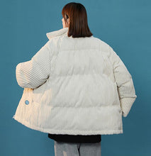 Load image into Gallery viewer, Oversize Corduroy Winter Warm Coats Women Jacket
