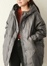 Load image into Gallery viewer, Black Puffer Coat, Puffer Jacket With Hoodie, Puffer Jacket Women