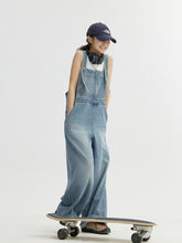 Load image into Gallery viewer, Soft Washed Denim Overalls Women Jumpsuit Casual Overalls For Girl