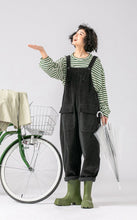 Load image into Gallery viewer, Warm Spring Women Jumpsuit Causel Overalls Corduroy Wide leg Trouser
