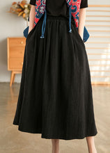 Load image into Gallery viewer, Green Cotton Autumn Skirt, Women's Skirt,Casual Full Skirt, Spring Women Clothes